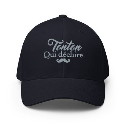 Tonton qui déchire - Casquette Structurée en Sergé - Brodée