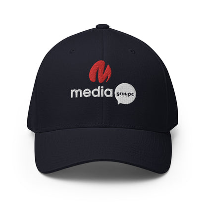 Media Group - Pro - Casquette Structurée en Sergé - Brodée