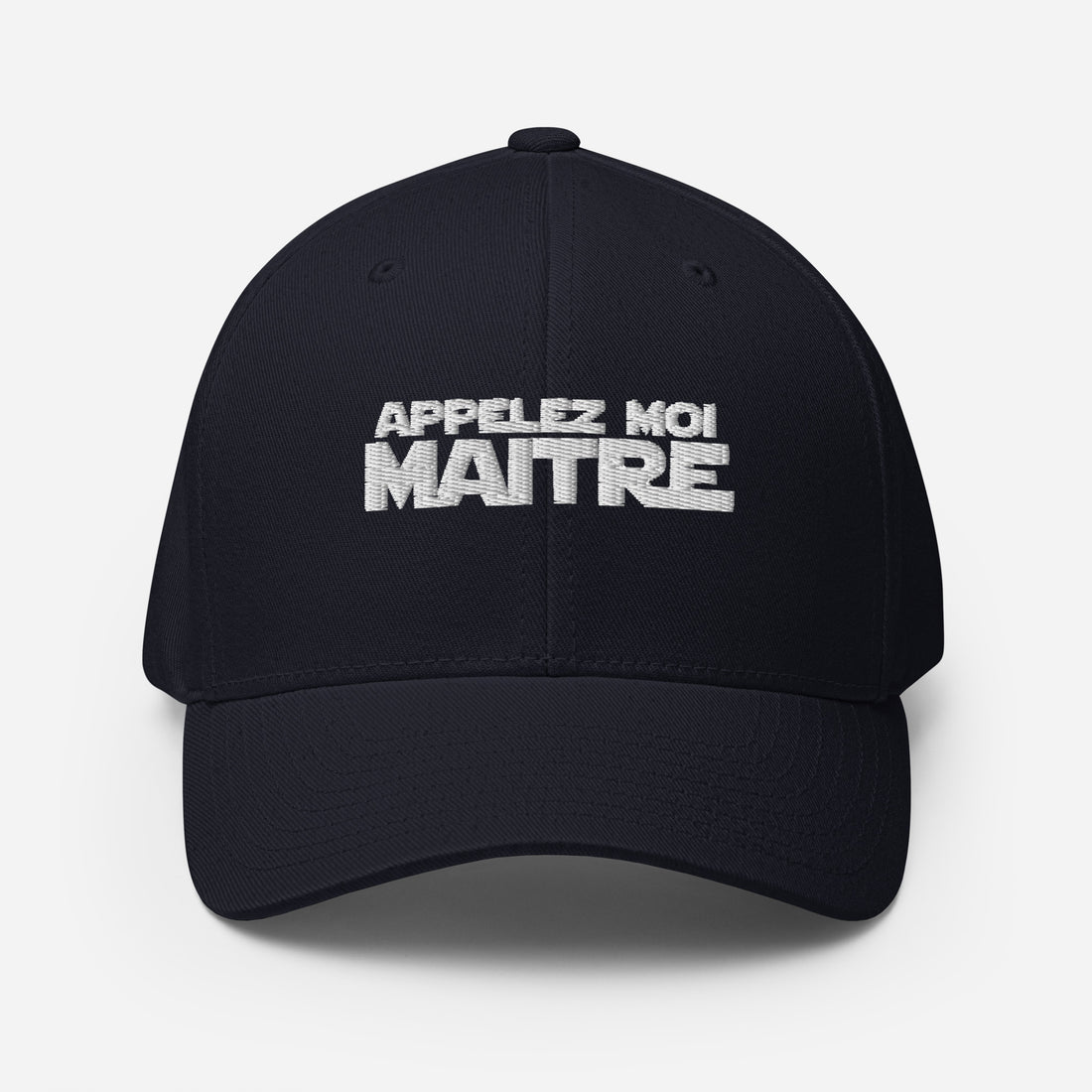 Appelez moi maitre - Casquette Structurée en Sergé - Brodée