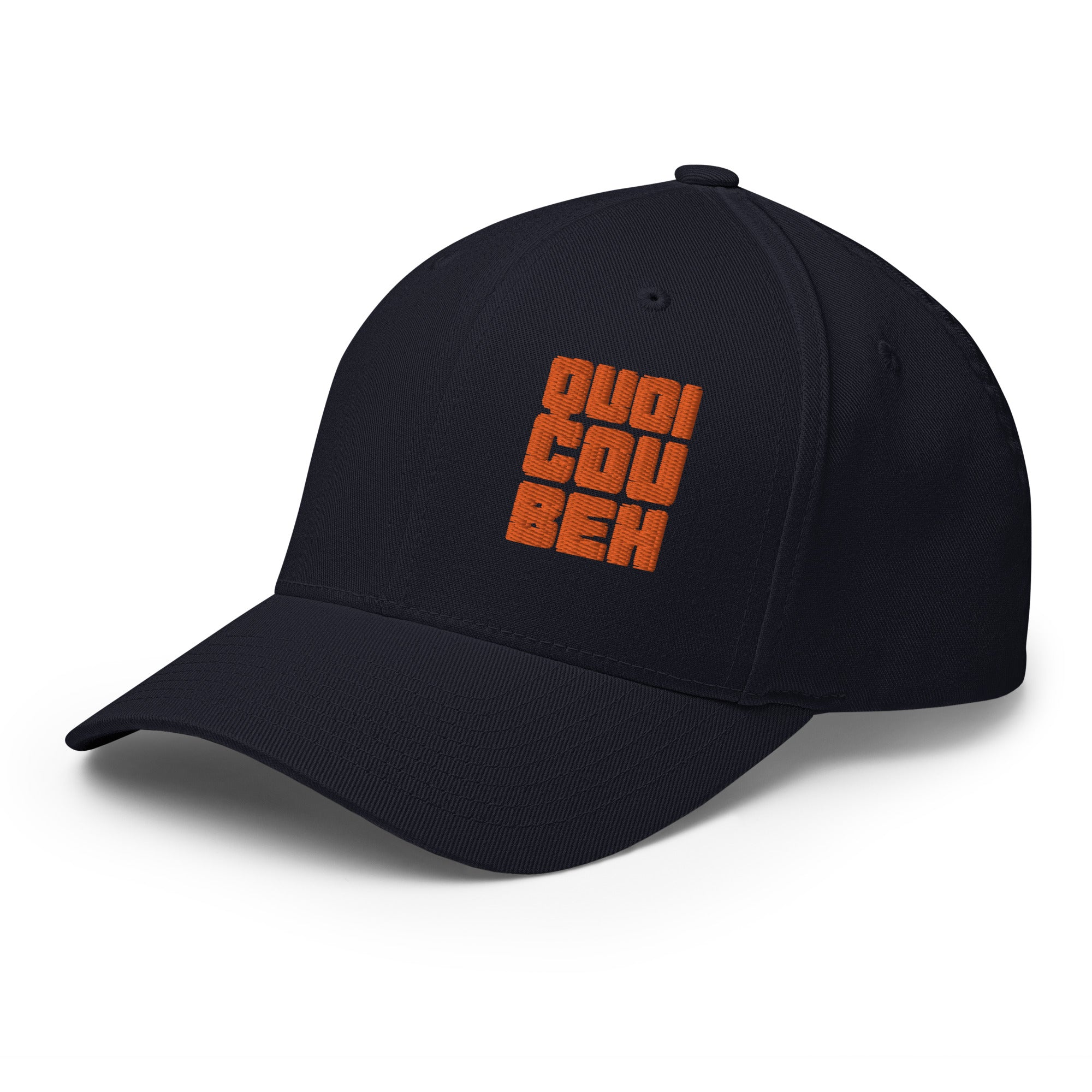 Quoicoubeh - Casquette Structurée en Sergé -  Brodée