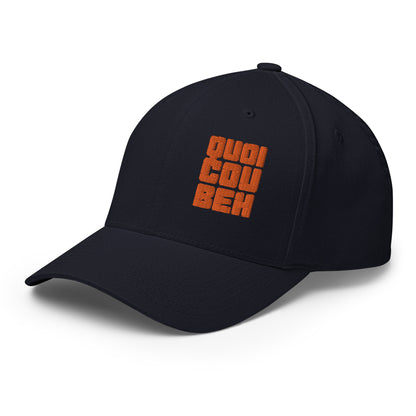 Quoicoubeh - Casquette Structurée en Sergé -  Brodée