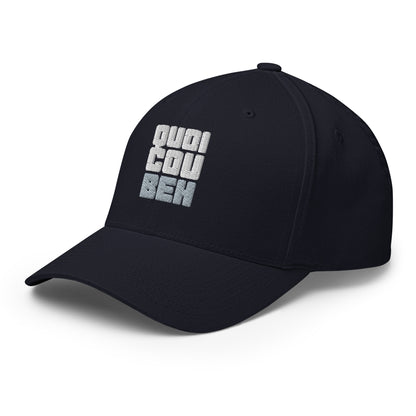 Quoicoubeh - Casquette Structurée en Sergé - Brodée