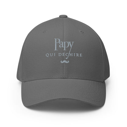 Papy qui déchire - Casquette Structurée en Sergé