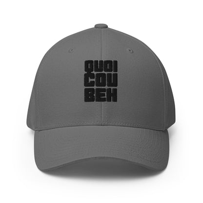 Quoicoubeh - Casquette Structurée en Sergé - Brodée