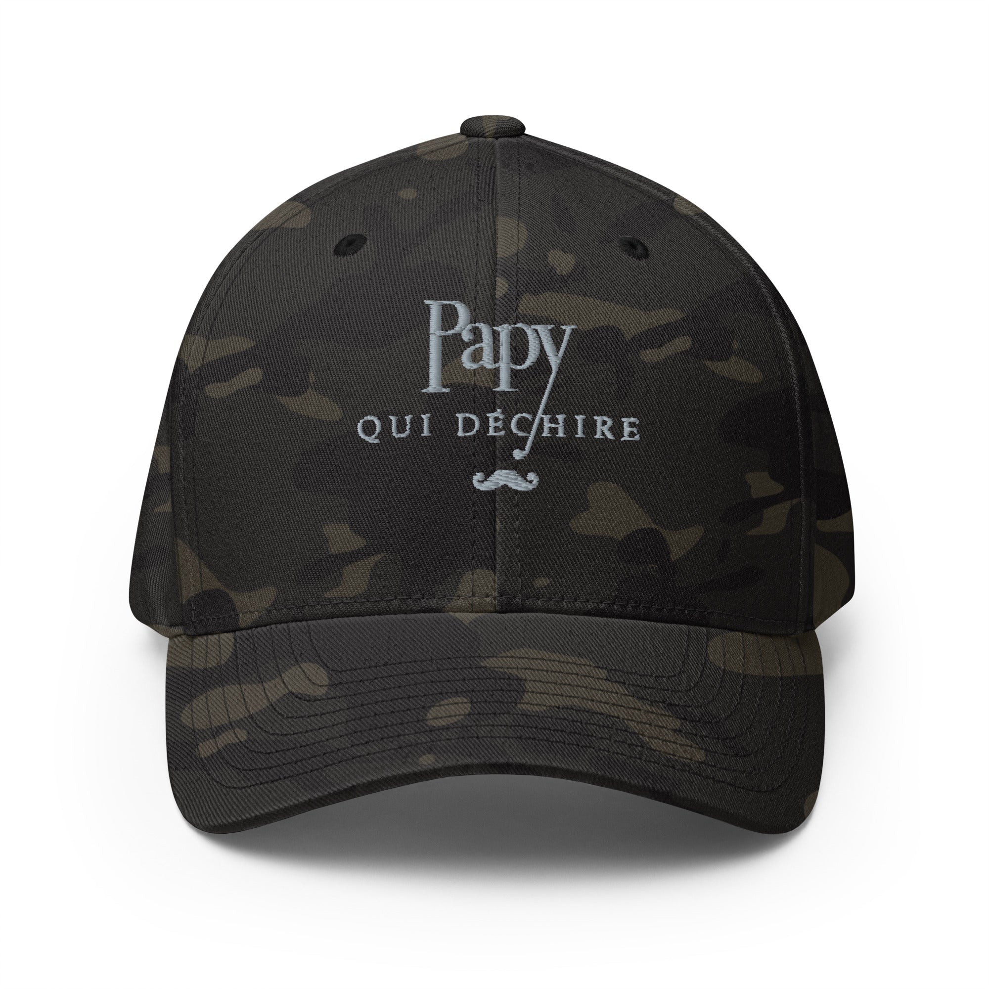 Papy qui déchire - Casquette Structurée en Sergé
