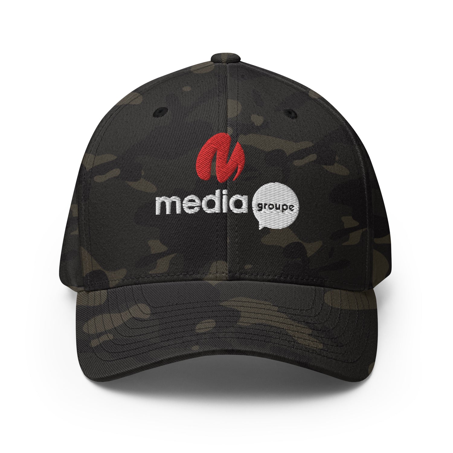 Media Group - Pro - Casquette Structurée en Sergé - Brodée