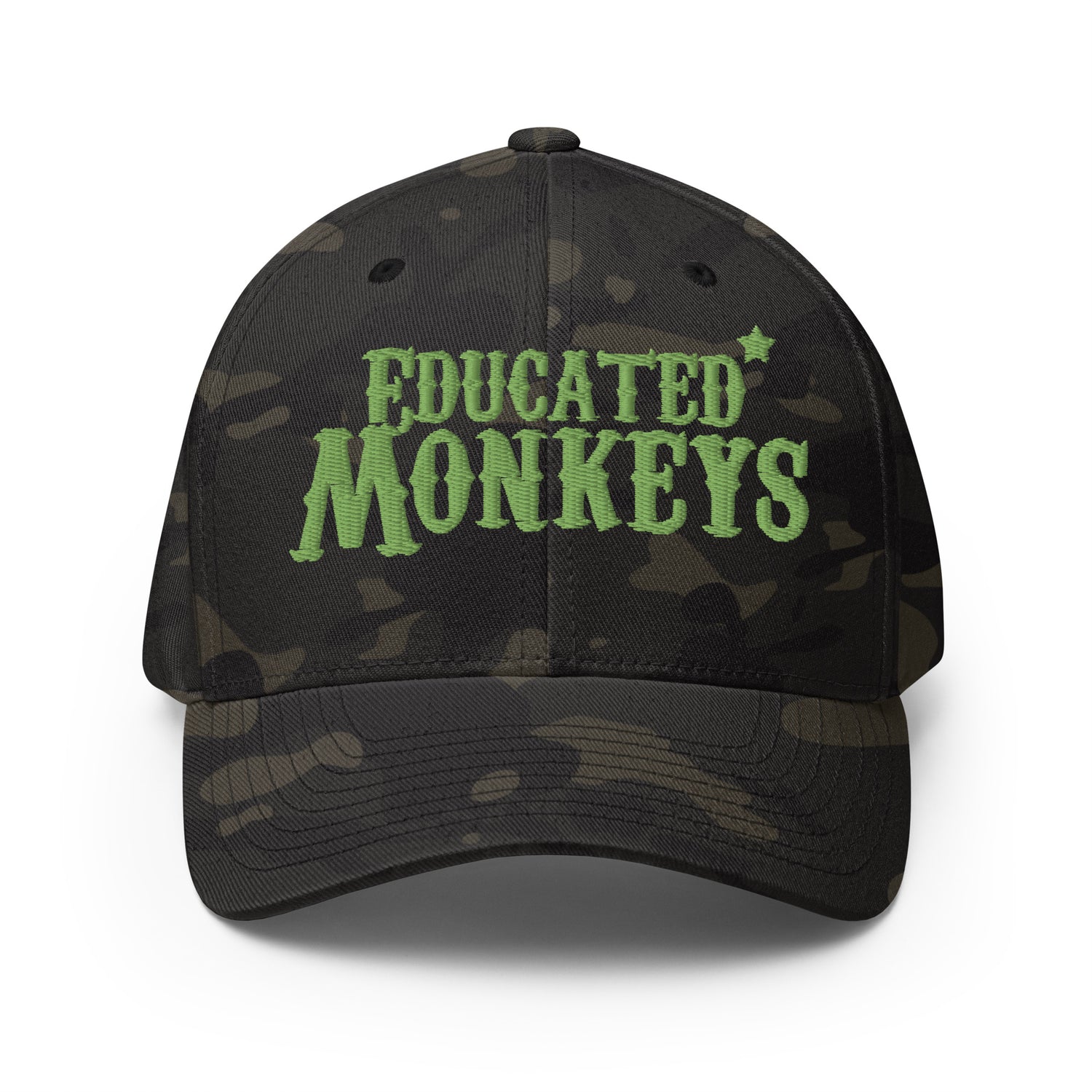 Educated Monkeys - Casquette Structurée en Sergé - Brodé