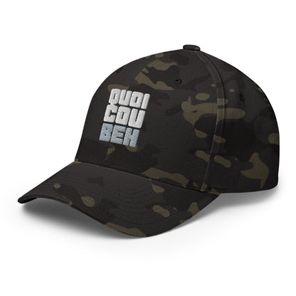 Quoicoubeh - Casquette Structurée en Sergé - Brodée