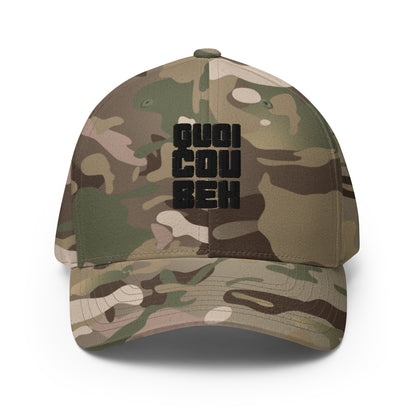 Quoicoubeh - Casquette Structurée en Sergé - Brodée
