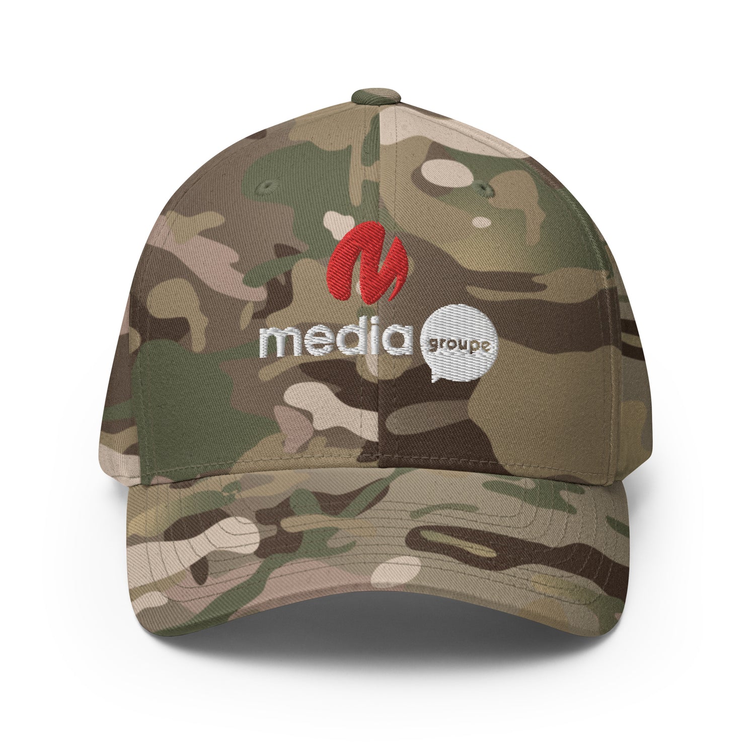 Media Group - Pro - Casquette Structurée en Sergé - Brodée