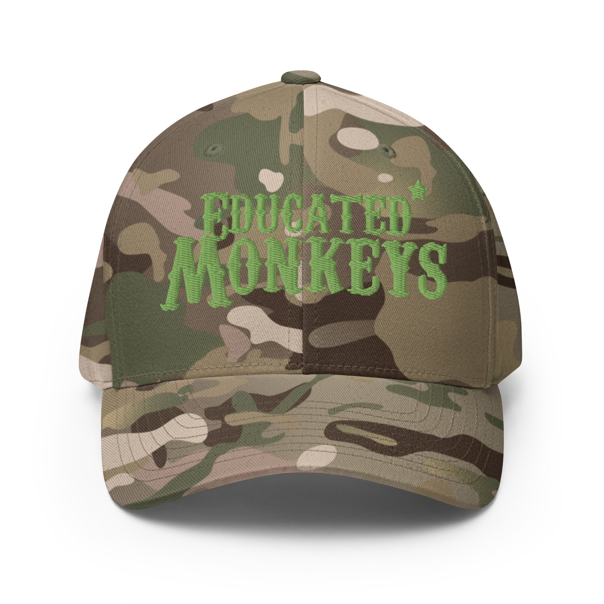 Educated Monkeys - Casquette Structurée en Sergé - Brodé