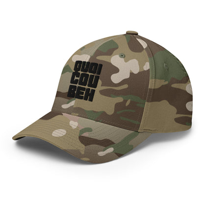 Quoicoubeh - Casquette Structurée en Sergé - Brodée