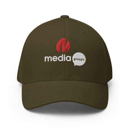 Media Group - Pro - Casquette Structurée en Sergé - Brodée