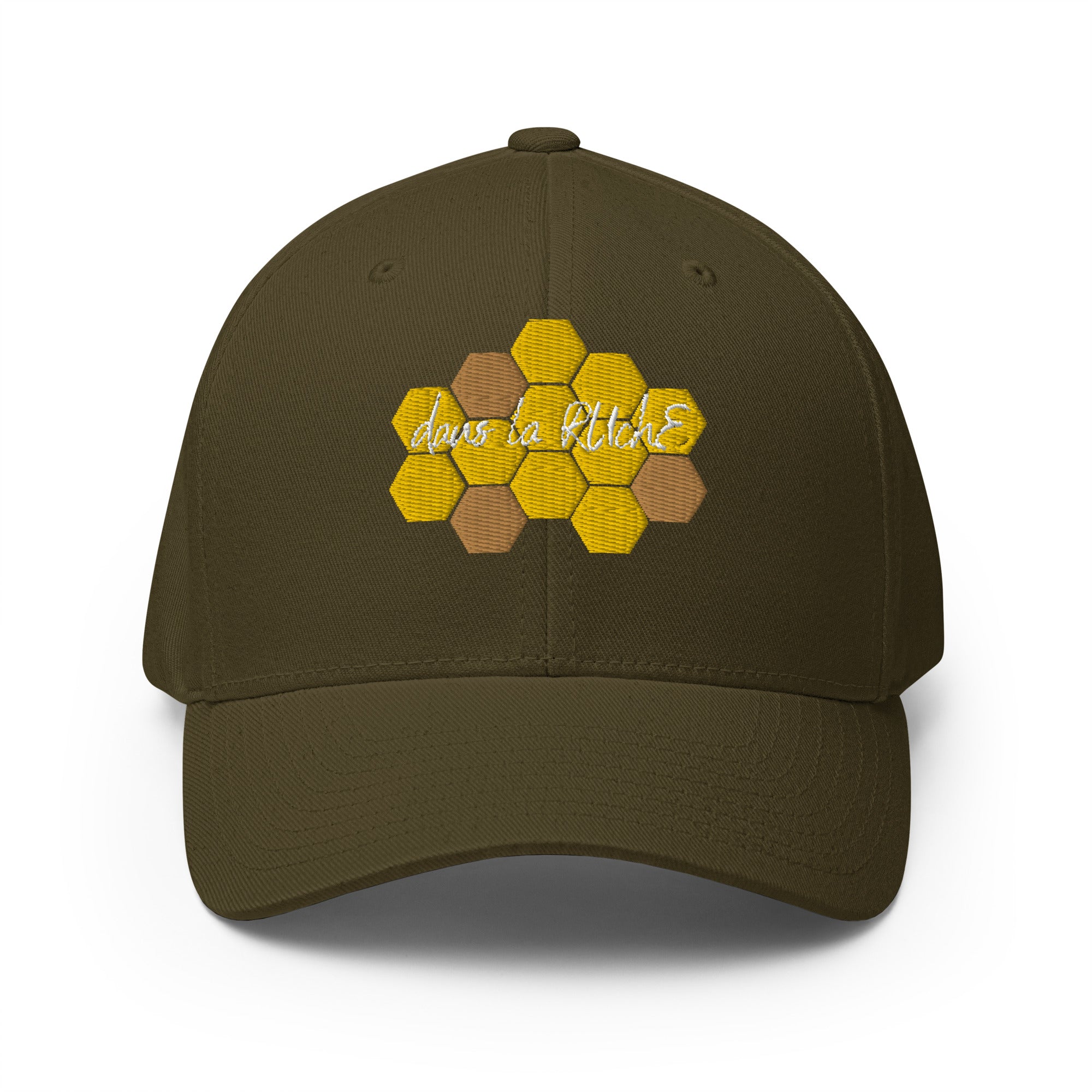 Dans la ruche - Casquette Structurée en Sergé- Brodée