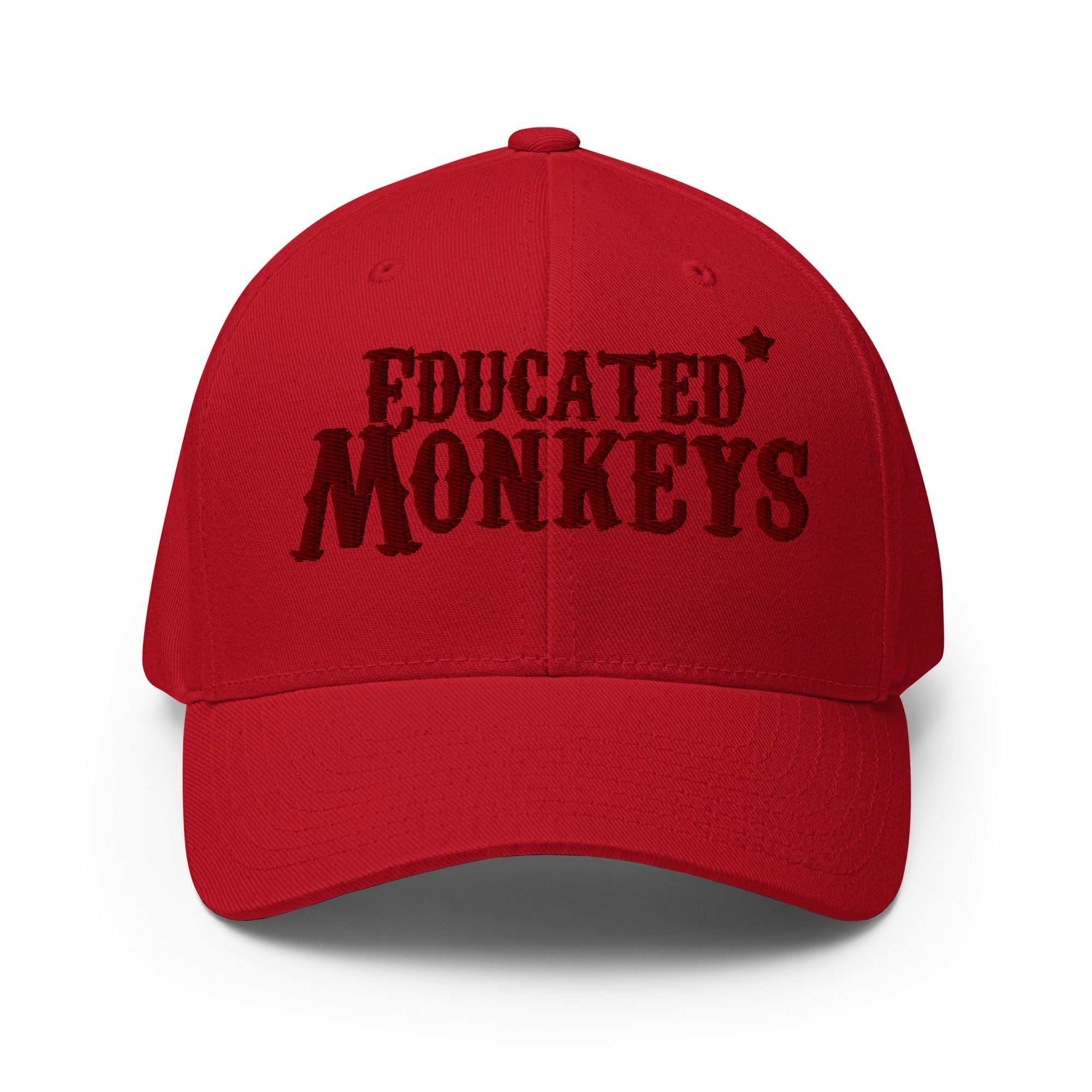 Educated Monkeys - Casquette Structurée en Sergé - Brodé