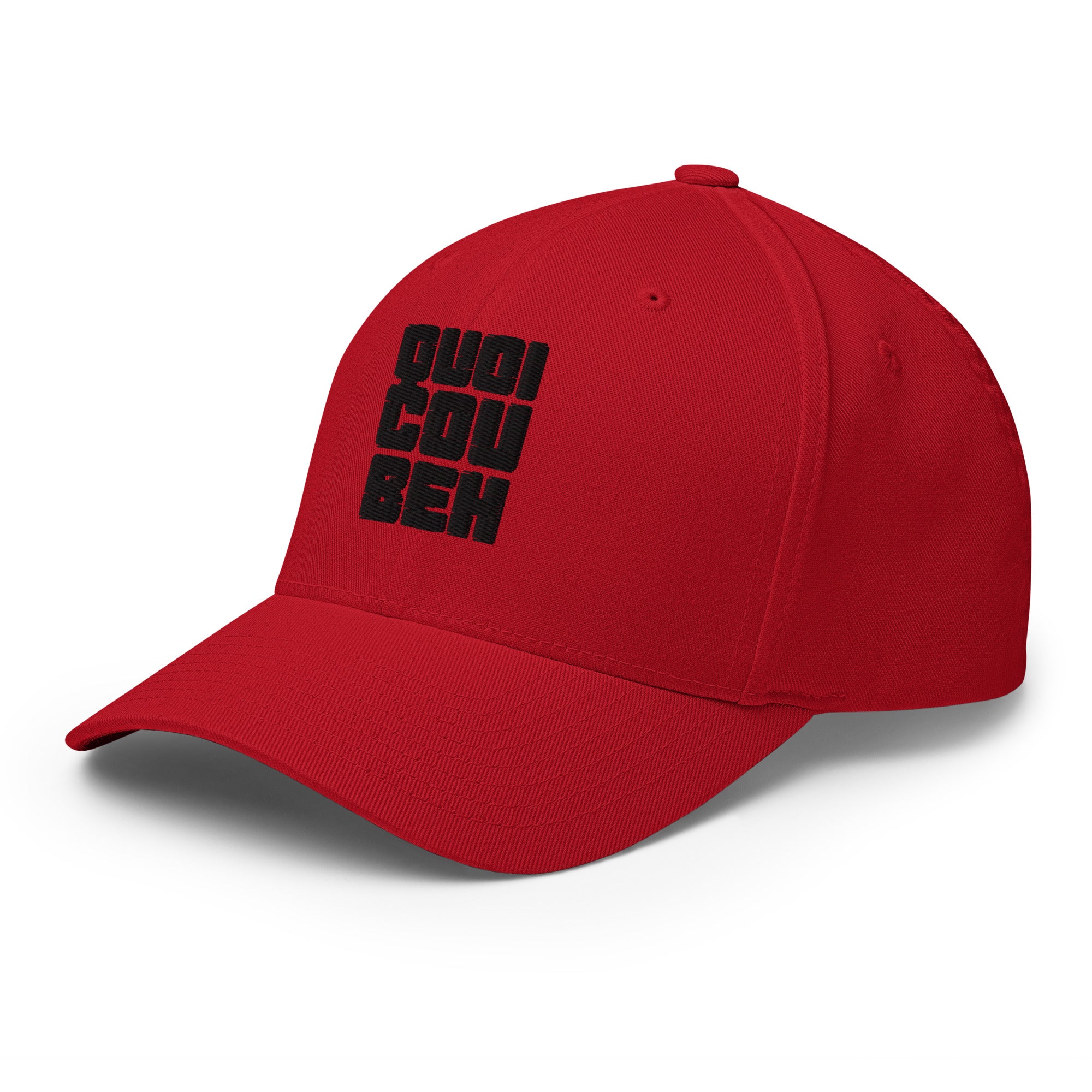 Quoicoubeh - Casquette Structurée en Sergé - Brodée