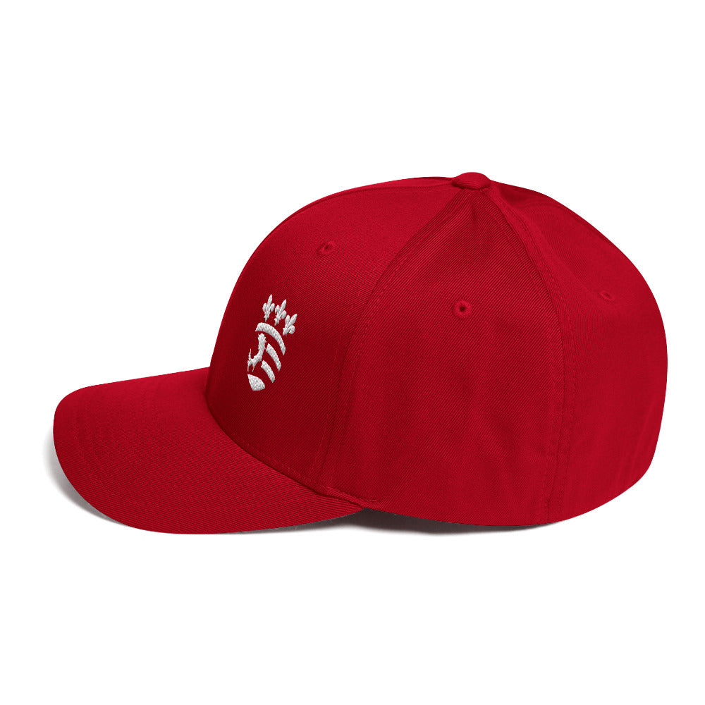 Blason Pézenas - Casquette Structurée en Sergé brodée