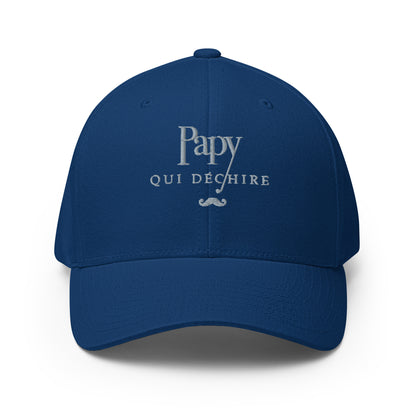 Papy qui déchire - Casquette Structurée en Sergé