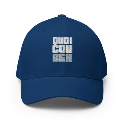 Quoicoubeh - Casquette Structurée en Sergé - Brodée