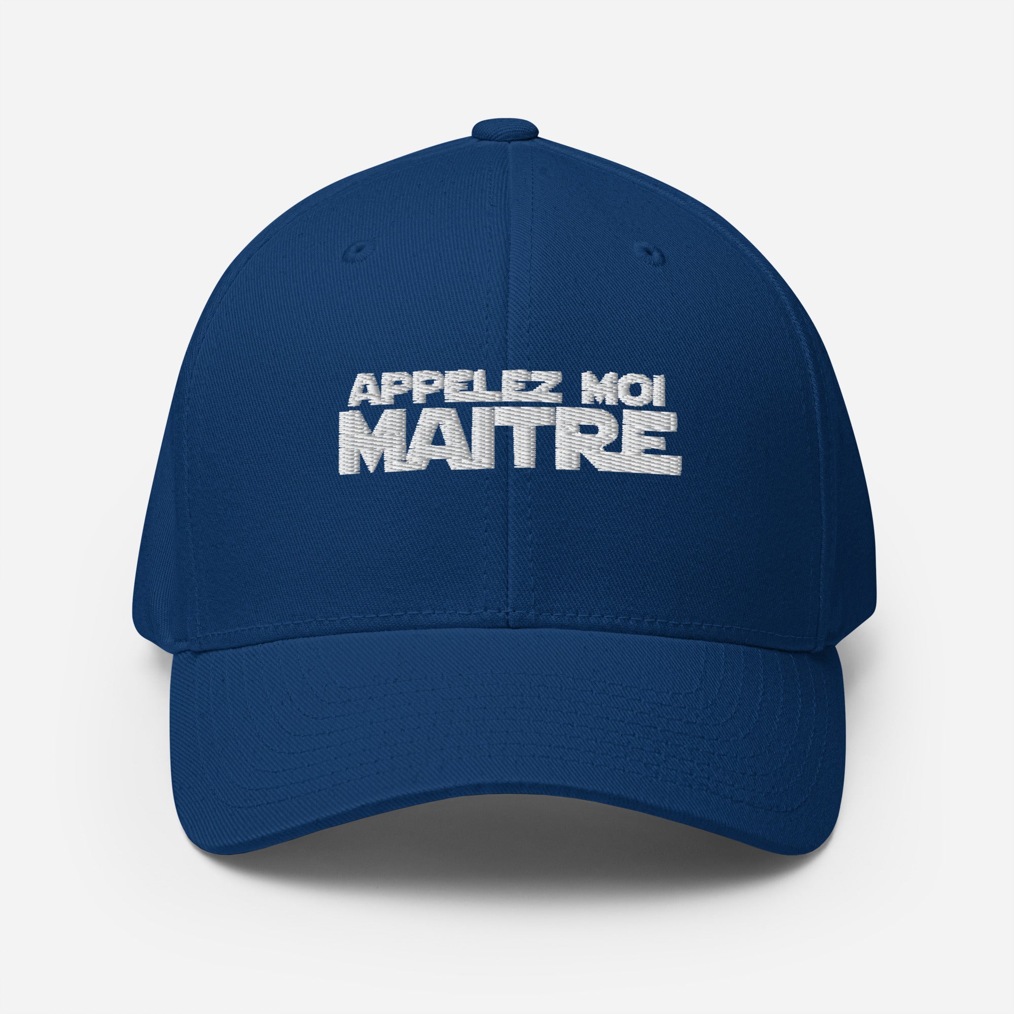 Appelez moi maitre - Casquette Structurée en Sergé - Brodée