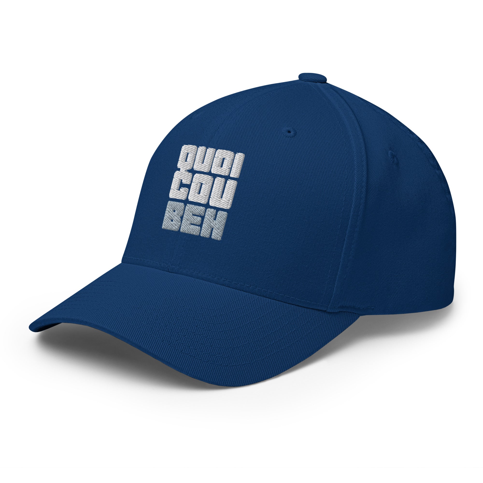 Quoicoubeh - Casquette Structurée en Sergé - Brodée