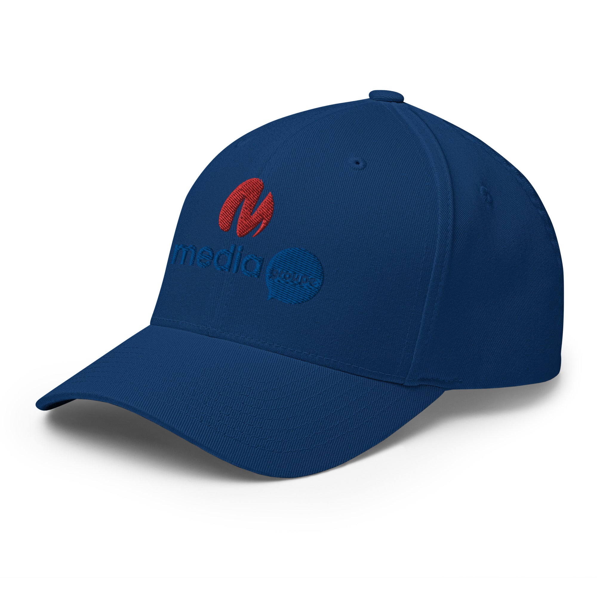 Media Group - Pro - Casquette Structurée en Sergé - Brodée