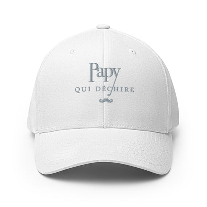 Papy qui déchire - Casquette Structurée en Sergé