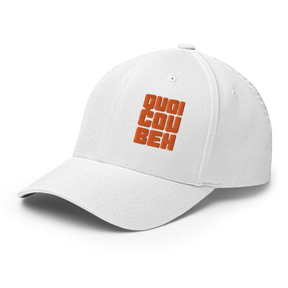 Quoicoubeh - Casquette Structurée en Sergé -  Brodée