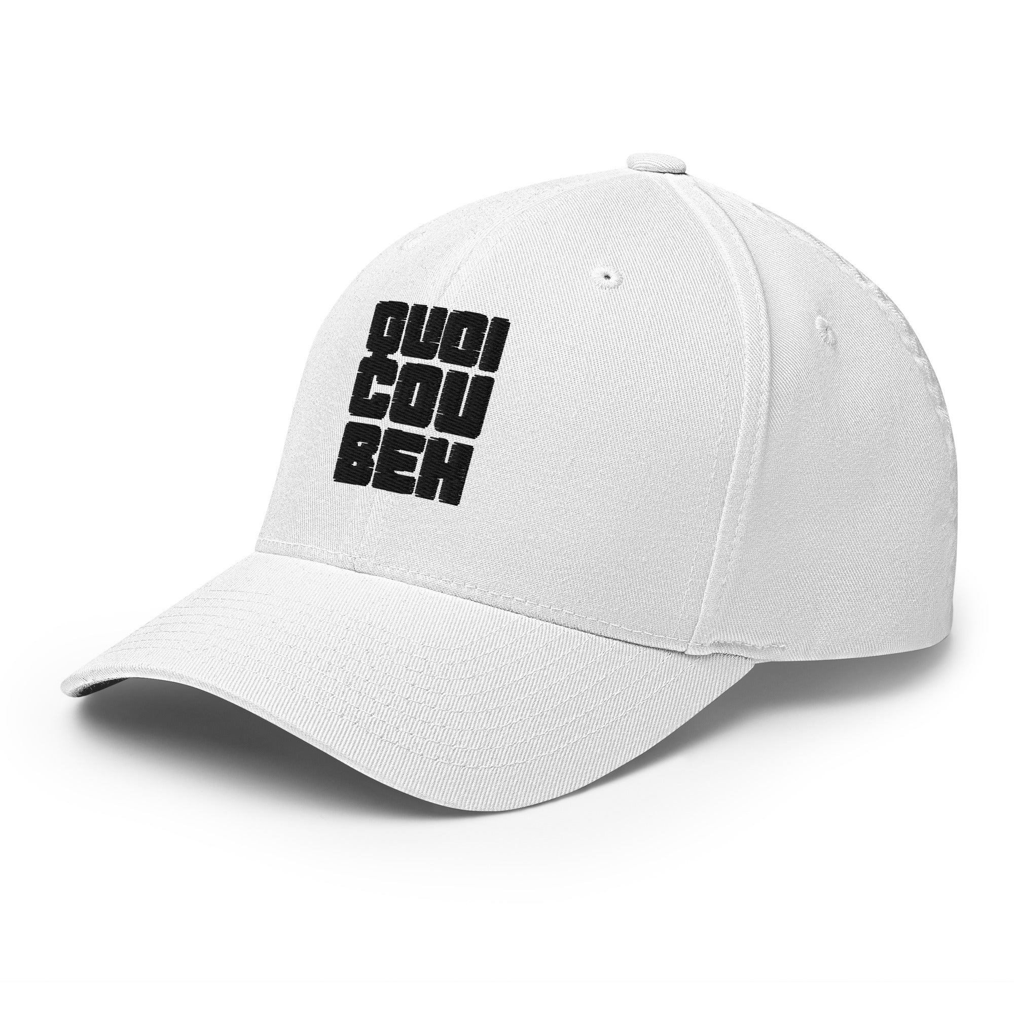 Quoicoubeh - Casquette Structurée en Sergé - Brodée