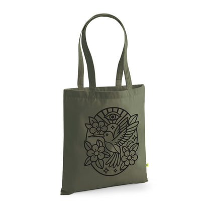 Colibri - Ma Carpette - Tote Bag en coton bio à piquer