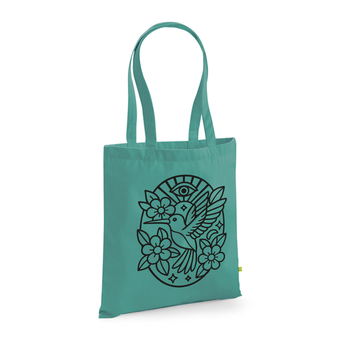 Colibri - Ma Carpette - Tote Bag en coton bio à piquer