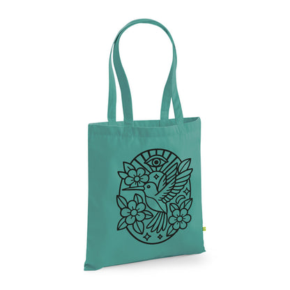 Colibri - Ma Carpette - Tote Bag en coton bio à piquer