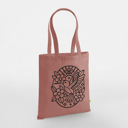 Colibri - Ma Carpette - Tote Bag en coton bio à piquer