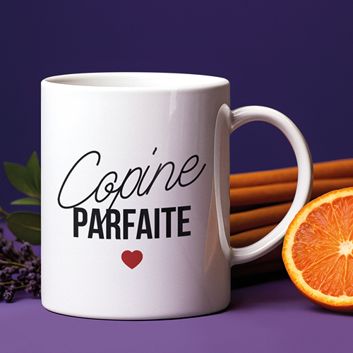 Copine parfaite - Mug Blanc Brillant