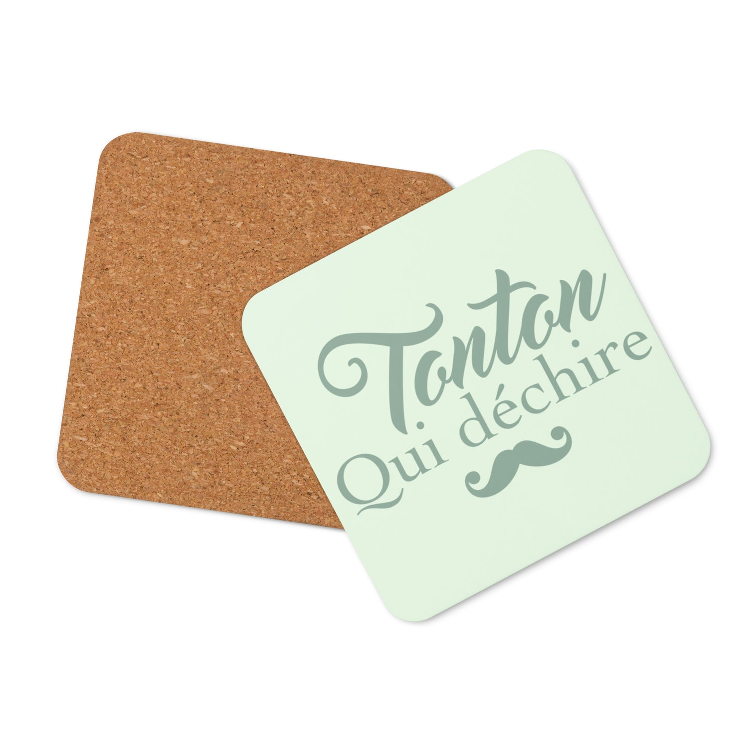 Tonton qui déchire - Sous-verres en liège