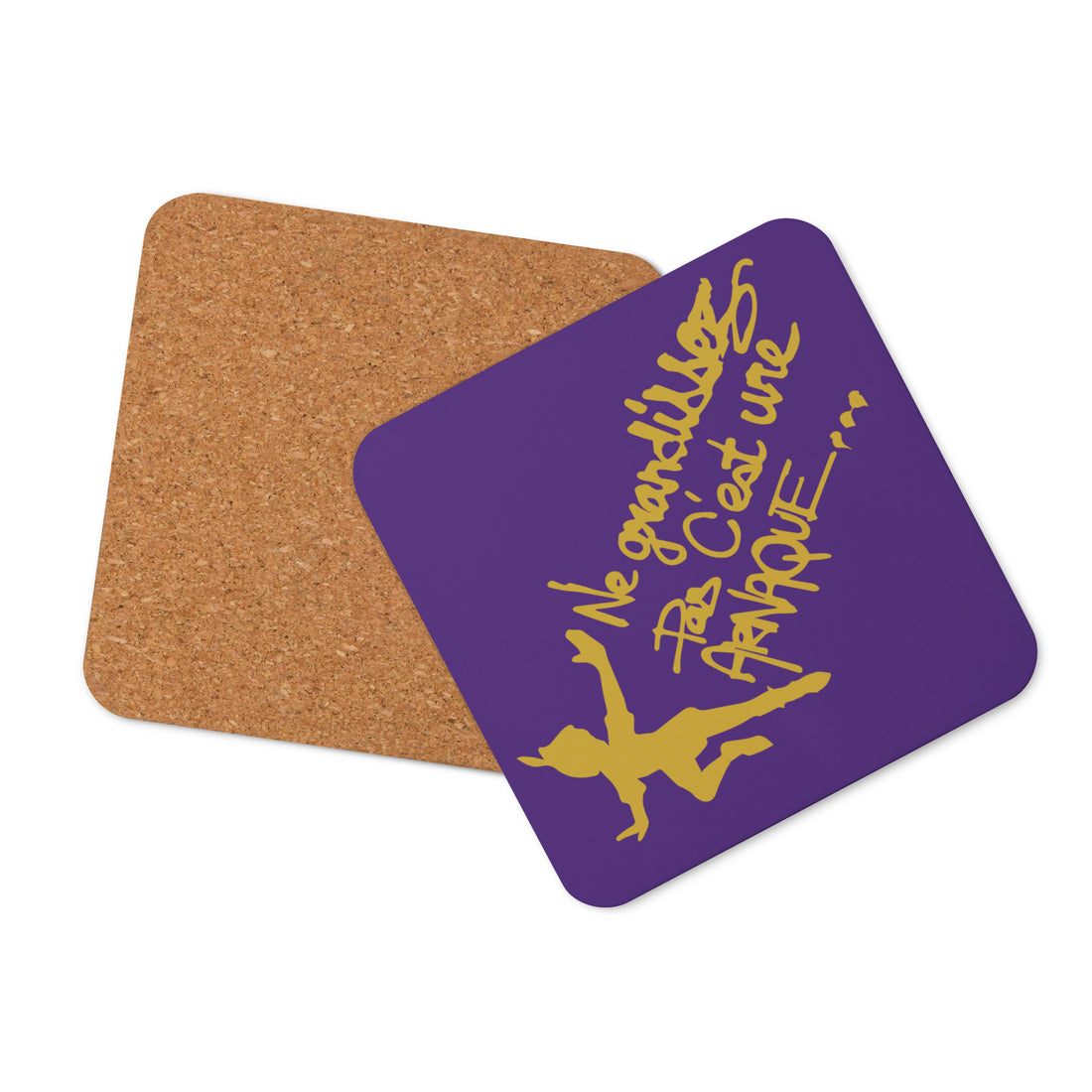 Ne grandissez pas  - Sous-verres en liège