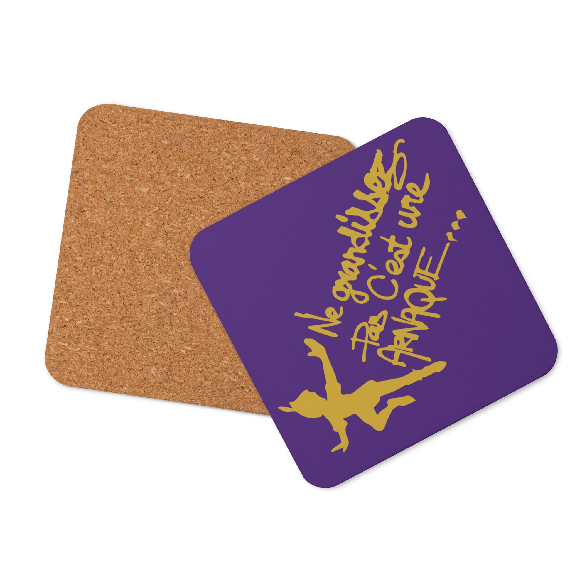 Ne grandissez pas  - Sous-verres en liège