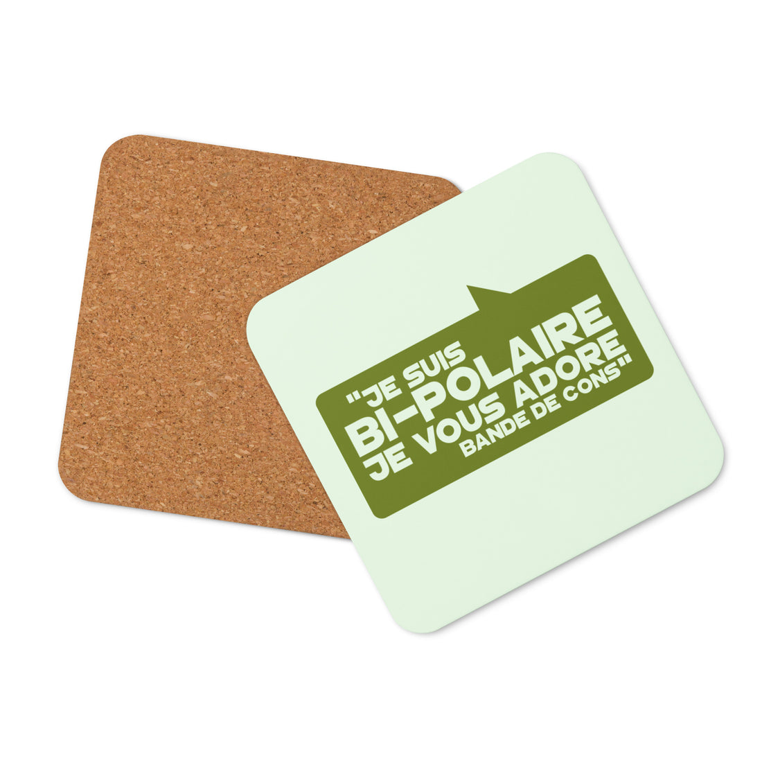 Bipolaire - Sous-verres en liège