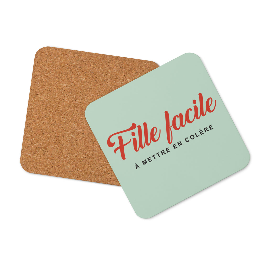 Fille facile - Sous-verres en liège