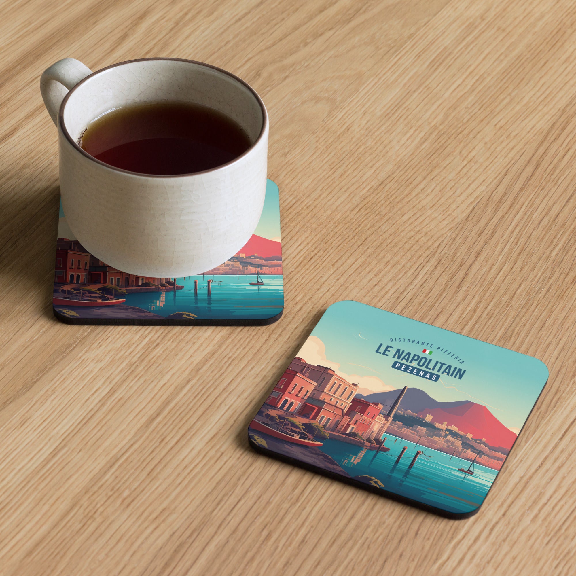 Le Napolitain - Sous-verres en liège