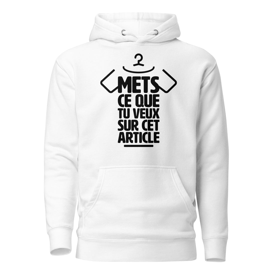 Sweat à capuche unisexe personnalisable