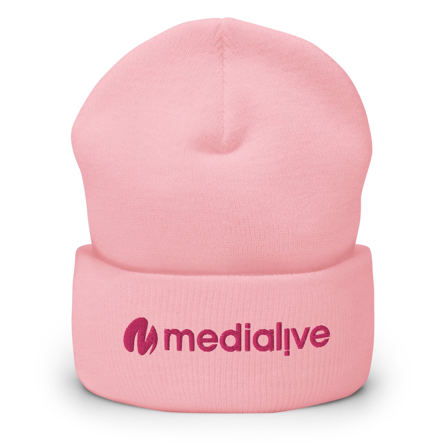 Logo Medialive - Bonnet à Revers - Brodé