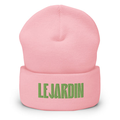 Le Jardin - Bonnet à Revers - Brodé