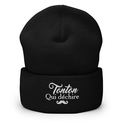 Tonton qui déchire - Bonnet à Revers - Brodé