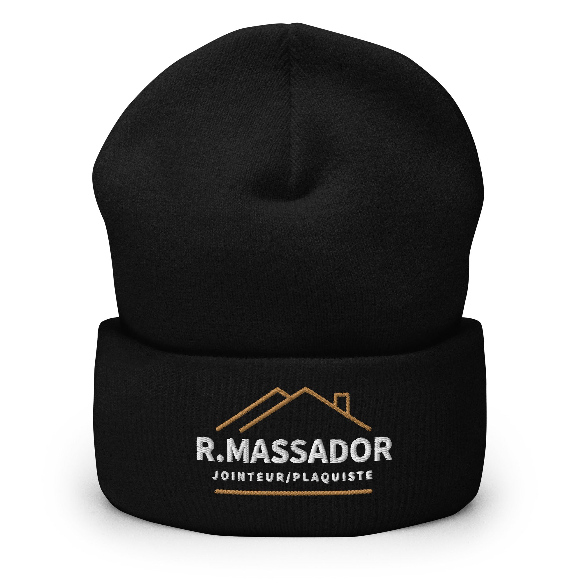 R. Massador - Bonnet à Revers - Brodé