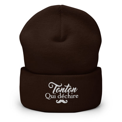 Tonton qui déchire - Bonnet à Revers - Brodé