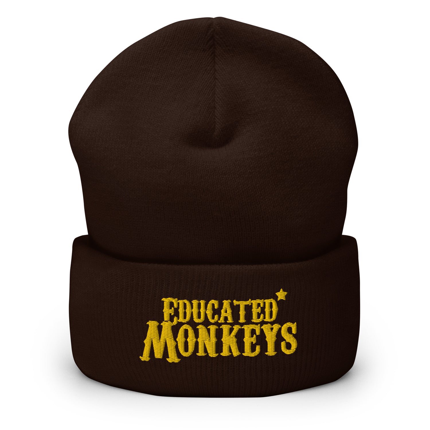 Educated Monkeys - Bonnet à Revers - Brodé