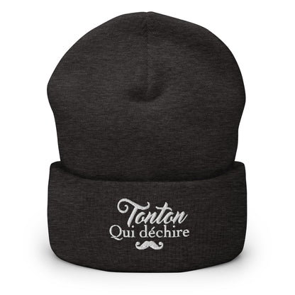 Tonton qui déchire - Bonnet à Revers - Brodé