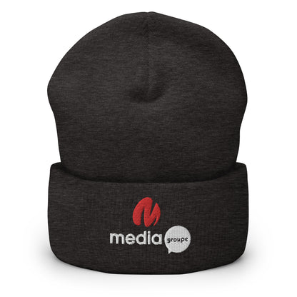 Media Group - Pro - Bonnet à Revers - Brodé