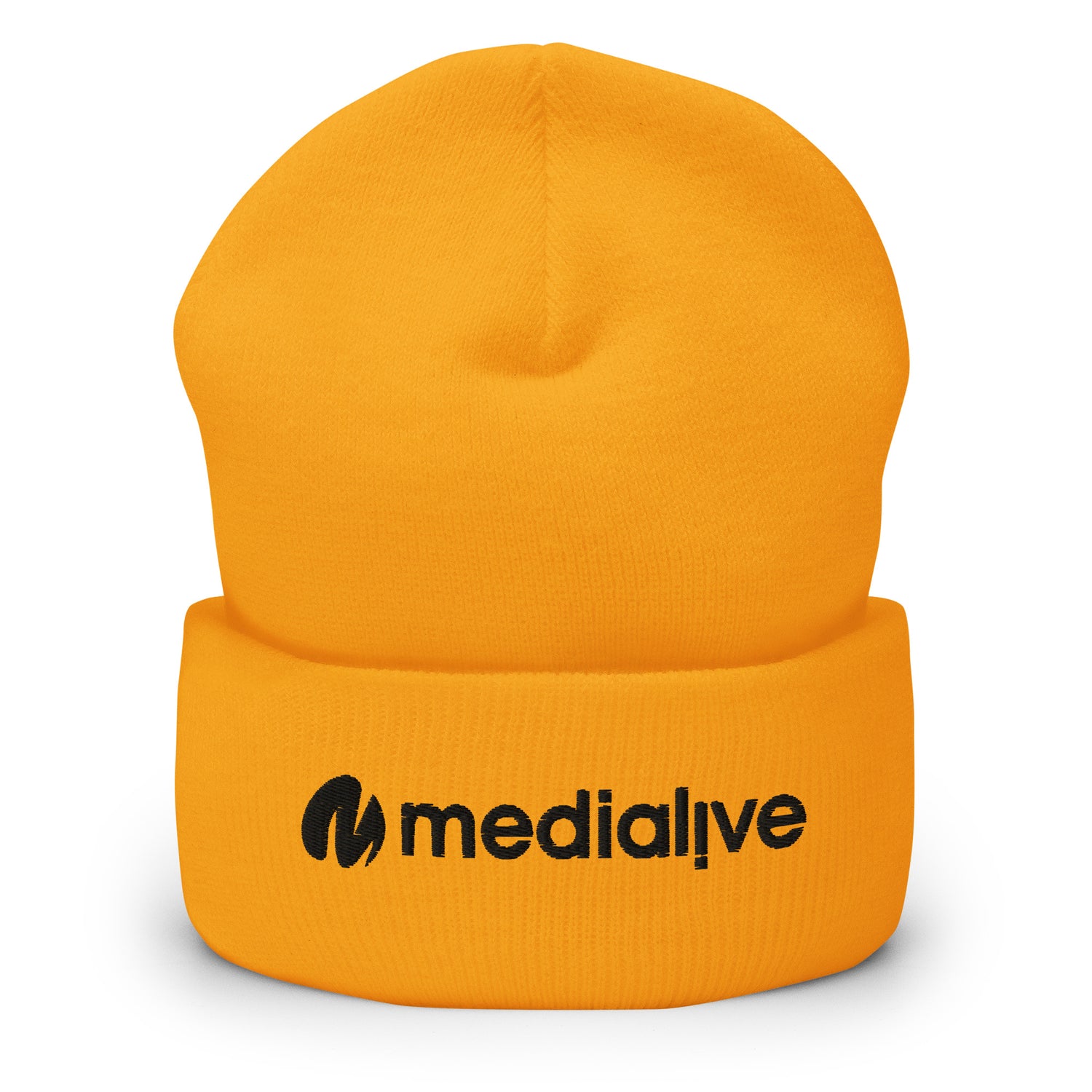Logo Medialive - Bonnet à Revers - Brodé